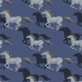 Running horse pattern