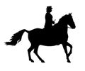 Dressage horse silhouette ~
