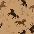 The running horses
