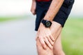 Running injury, knee pain