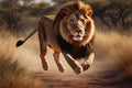 Running Lion