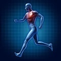 Running man active runner