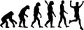Running Marathon Evolution Royalty Free Stock Photo