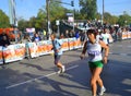 Running marathon women competitors