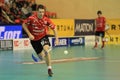 Running Martin Richter - floorball Royalty Free Stock Photo