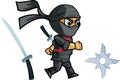 Running Ninja Game Sprite.vector illustration