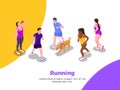 Running People Poster