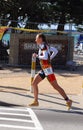 Running professional triathlete