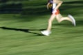 Running a Race Royalty Free Stock Photo