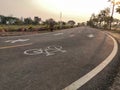 Running road and bicycle sharing parkÃ¯Â¿Â¼