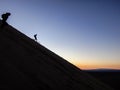 Running on sand dunes