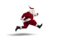 Running Santa Claus Royalty Free Stock Photo