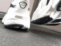 Running Shoes Closeup (Brand New) Royalty Free Stock Photo