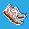 running shoes design Royalty Free Stock Photo