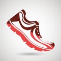 running shoes design Royalty Free Stock Photo