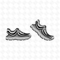 running shoes design Royalty Free Stock Photo