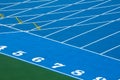 Running track Royalty Free Stock Photo