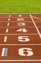 Running track Royalty Free Stock Photo