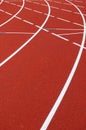 Running track Royalty Free Stock Photo