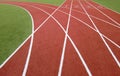 Running track Royalty Free Stock Photo