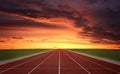 Running track Royalty Free Stock Photo