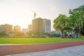 Running track in the Fushan Park.