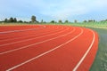 Running track Royalty Free Stock Photo