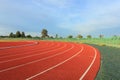 Running track Royalty Free Stock Photo