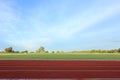 Running track Royalty Free Stock Photo