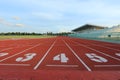 Running track Royalty Free Stock Photo