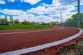 Running track Royalty Free Stock Photo