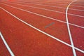 Running tracks Royalty Free Stock Photo