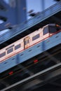 Running Train philadelphia subway Royalty Free Stock Photo