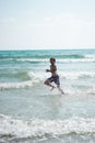 Running on the waves2 Royalty Free Stock Photo