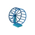 Running wheel for hamster icon