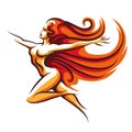Running Woman Emblem