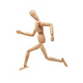 Running wood model Royalty Free Stock Photo