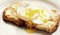 The perfect poached egg Royalty Free Stock Photo