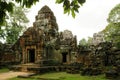 Runs of ancient Cambodian temple