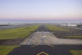 Runway of airport in Sydney, Australia Royalty Free Stock Photo