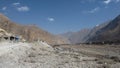 Runway of Jomosom airport, Nepal Royalty Free Stock Photo