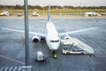 Runway of Kiev Boryspil International Airport at Kiev, Ukraine