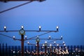 Runway lights Royalty Free Stock Photo