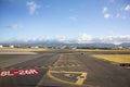 Runway Markings at HNL Royalty Free Stock Photo