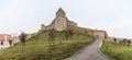 The Rupea Citadel built in the 14th century on the road between Sighisoara and Brasov in Romania