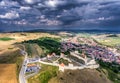 Rupea Medieval Fortress in the heart of Transylvania, Romania Royalty Free Stock Photo