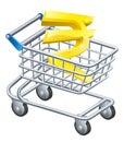 Rupee currency shopping cart