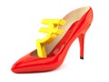 Rupee currency symbol inside high heel