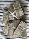 Rupee Indian currency cash bundles