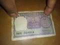 1 rupee rare note Royalty Free Stock Photo